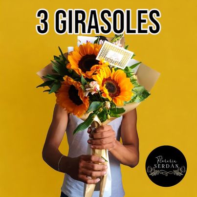 3 girasoles