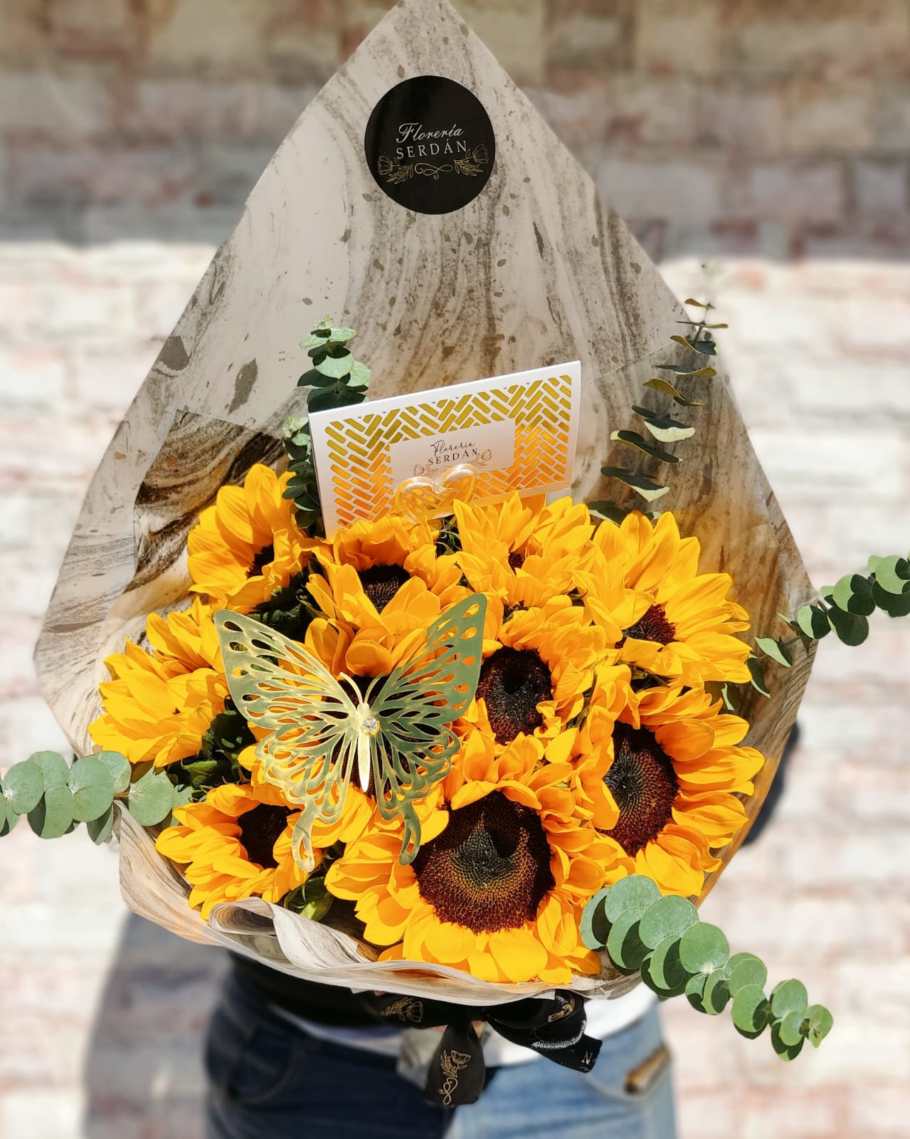 10 girasoles
