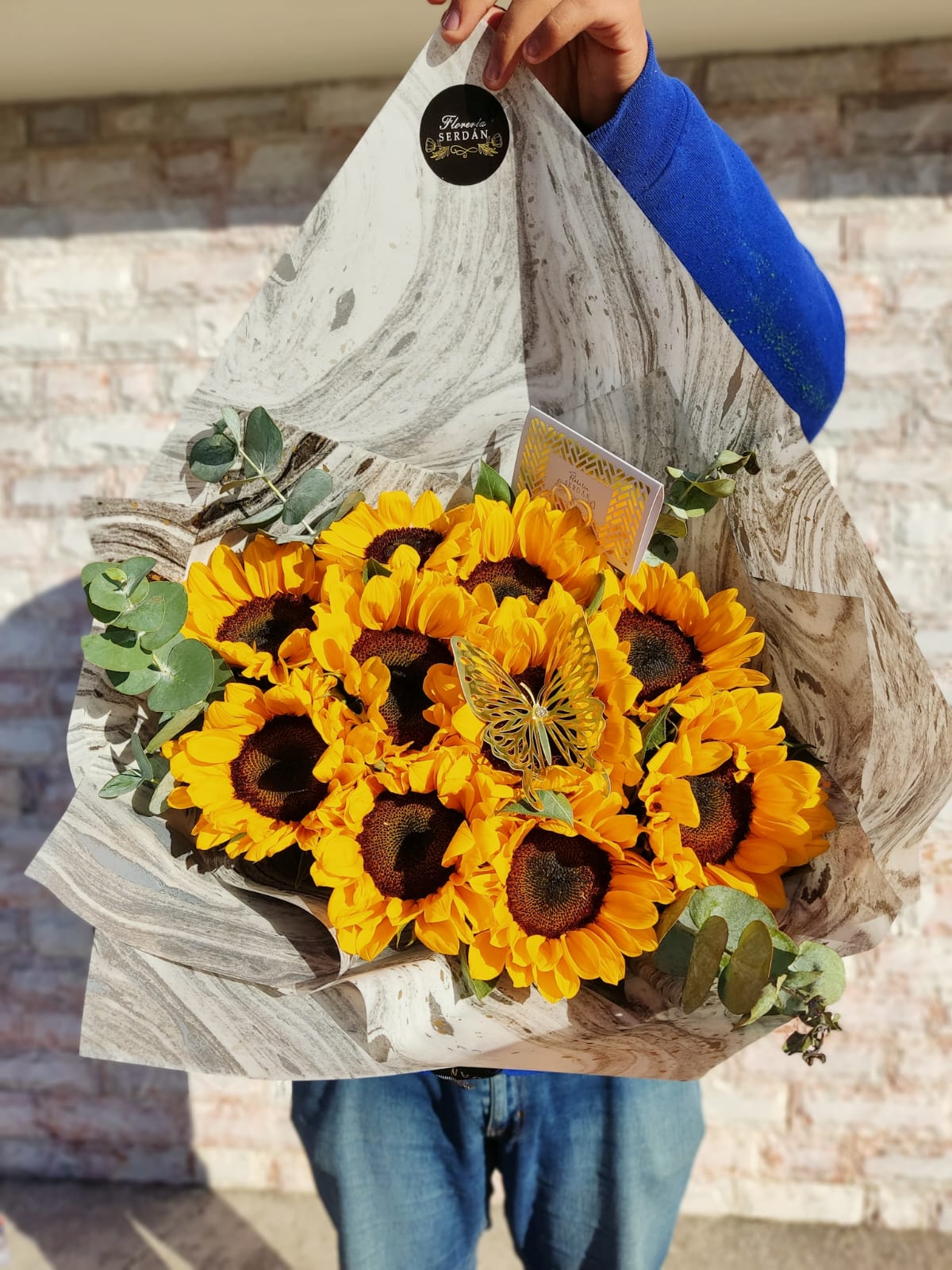 10 girasoles