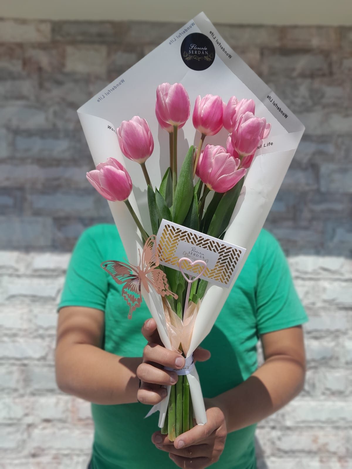 Ramo de 10 tulipanes