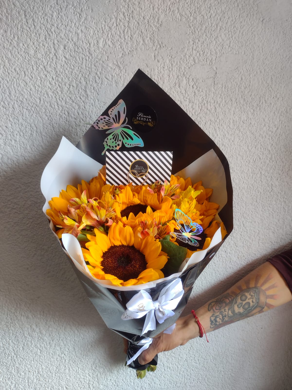 5 girasoles