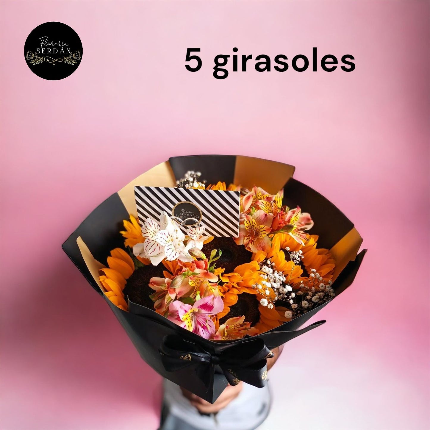 5 girasoles