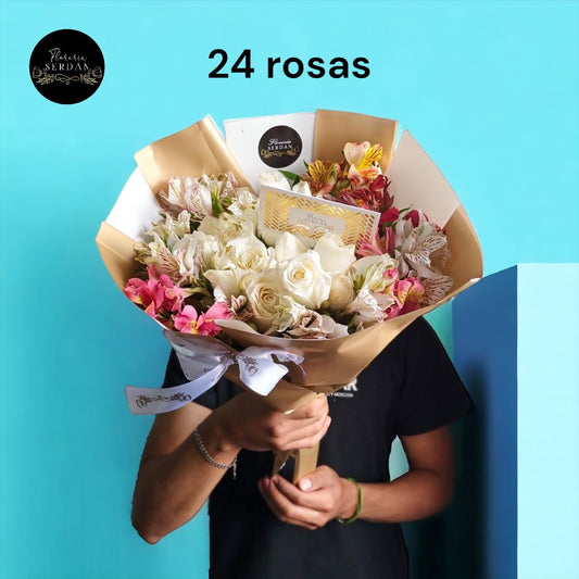Ramo de 24 rosas