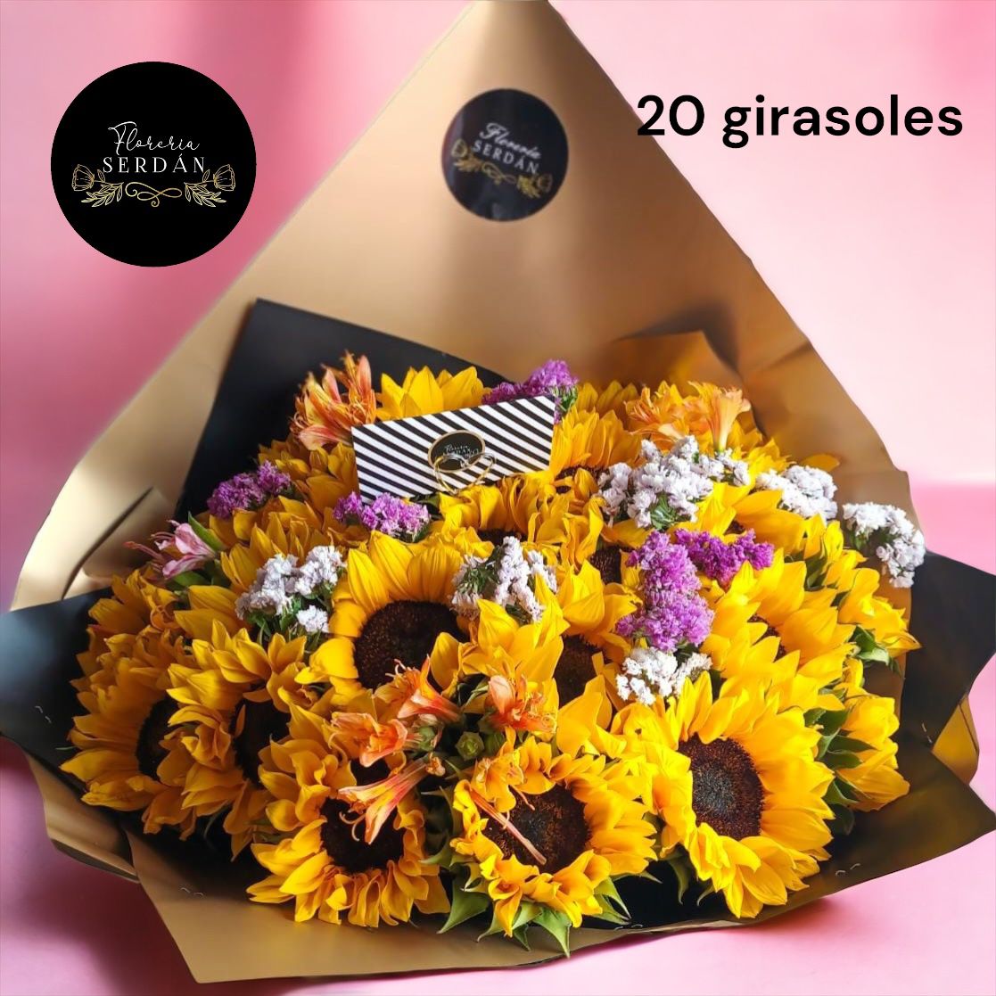 20 girasoles
