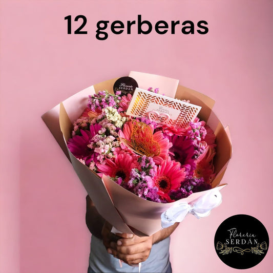 Ramo de 12 gerberas