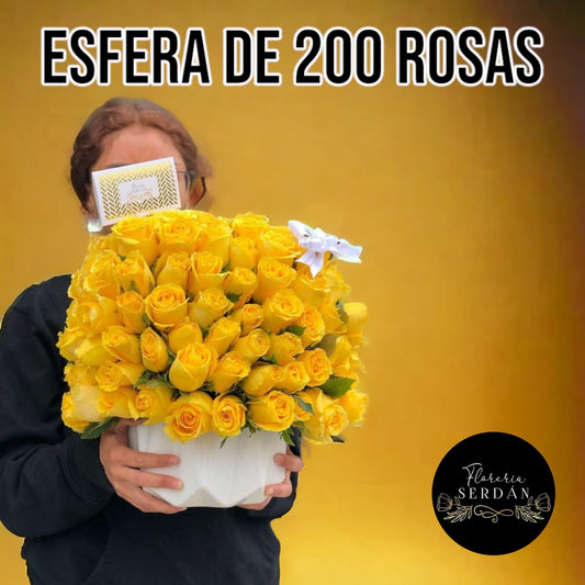 Esfera de rosas