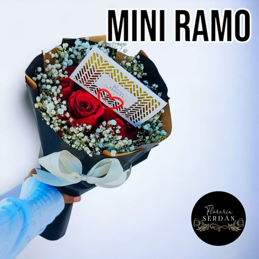 Mini ramo 6 rosas
