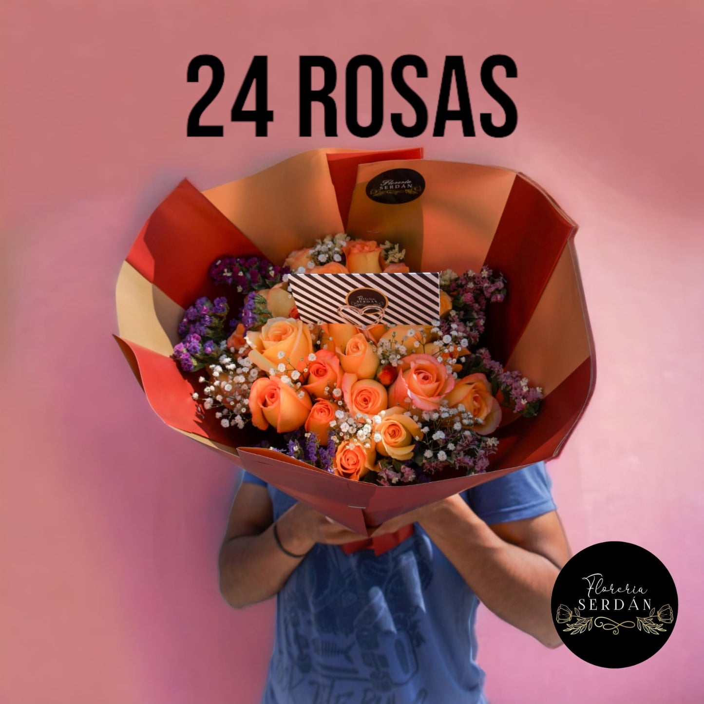 Ramo de 24 rosas