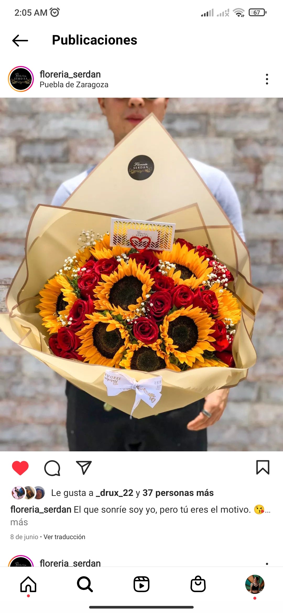 Ramo de 48 rosas con 10 girasoles