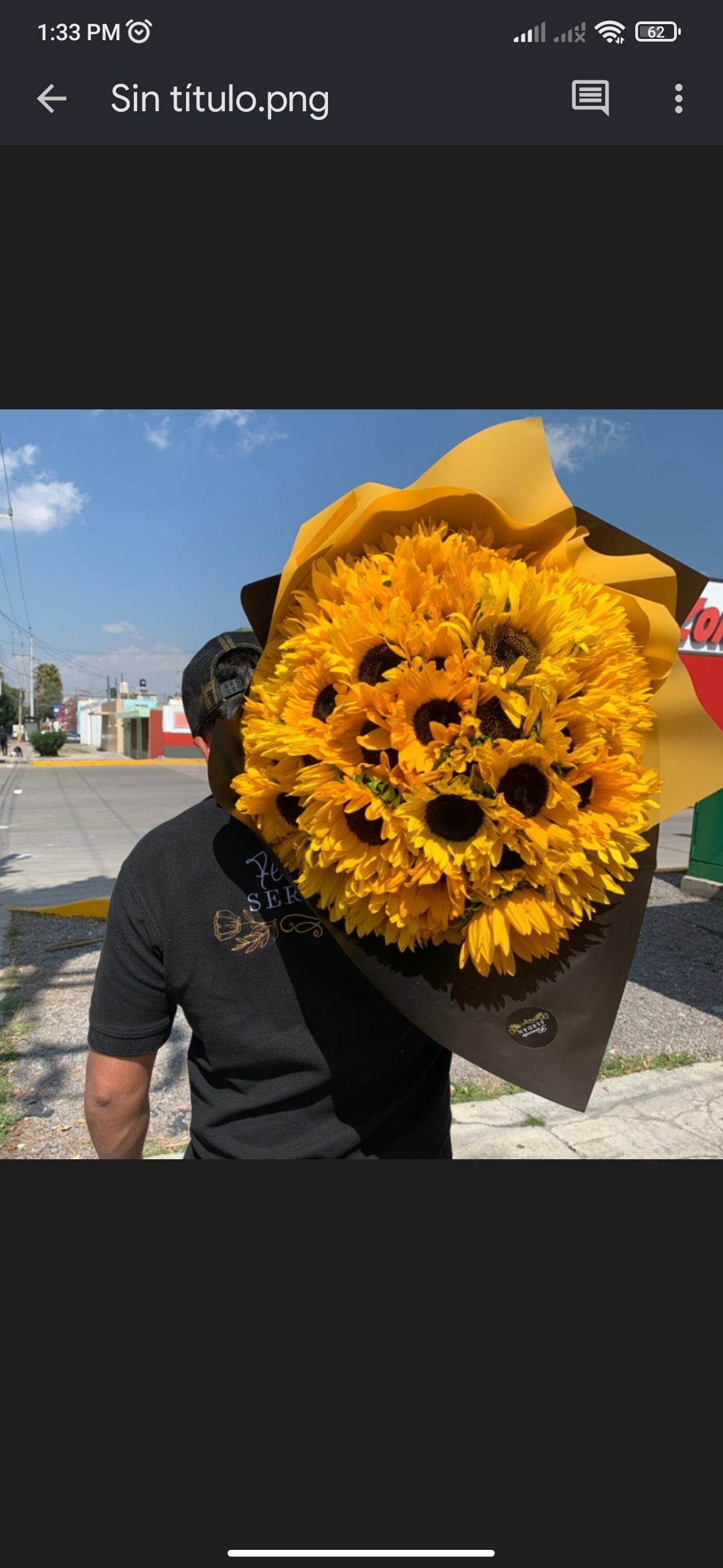 Ramo de 50 girasoles